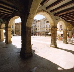 La plaça de l’Ajuntament d’Igualada
