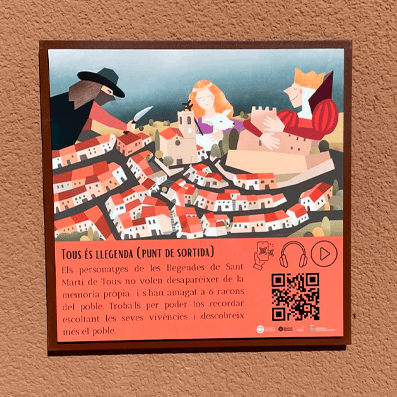 Tous és Llegenda, l’audioguia