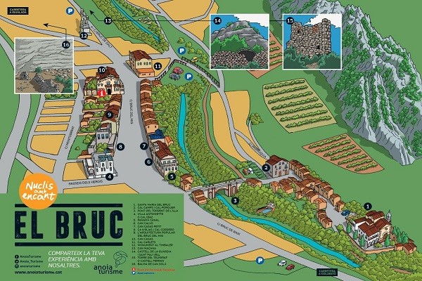 El Bruc nucli amb encant