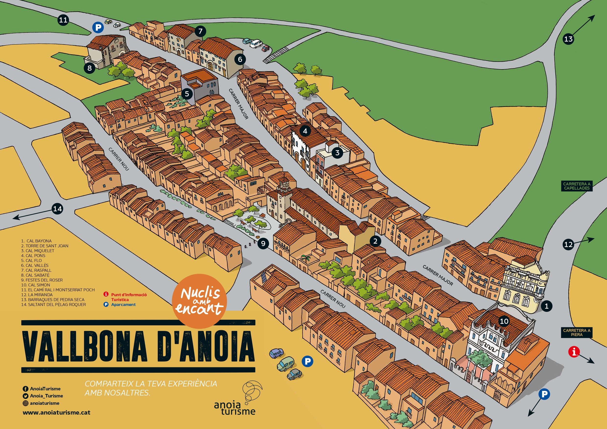 Vallbona d'Anoia nucli amb encant